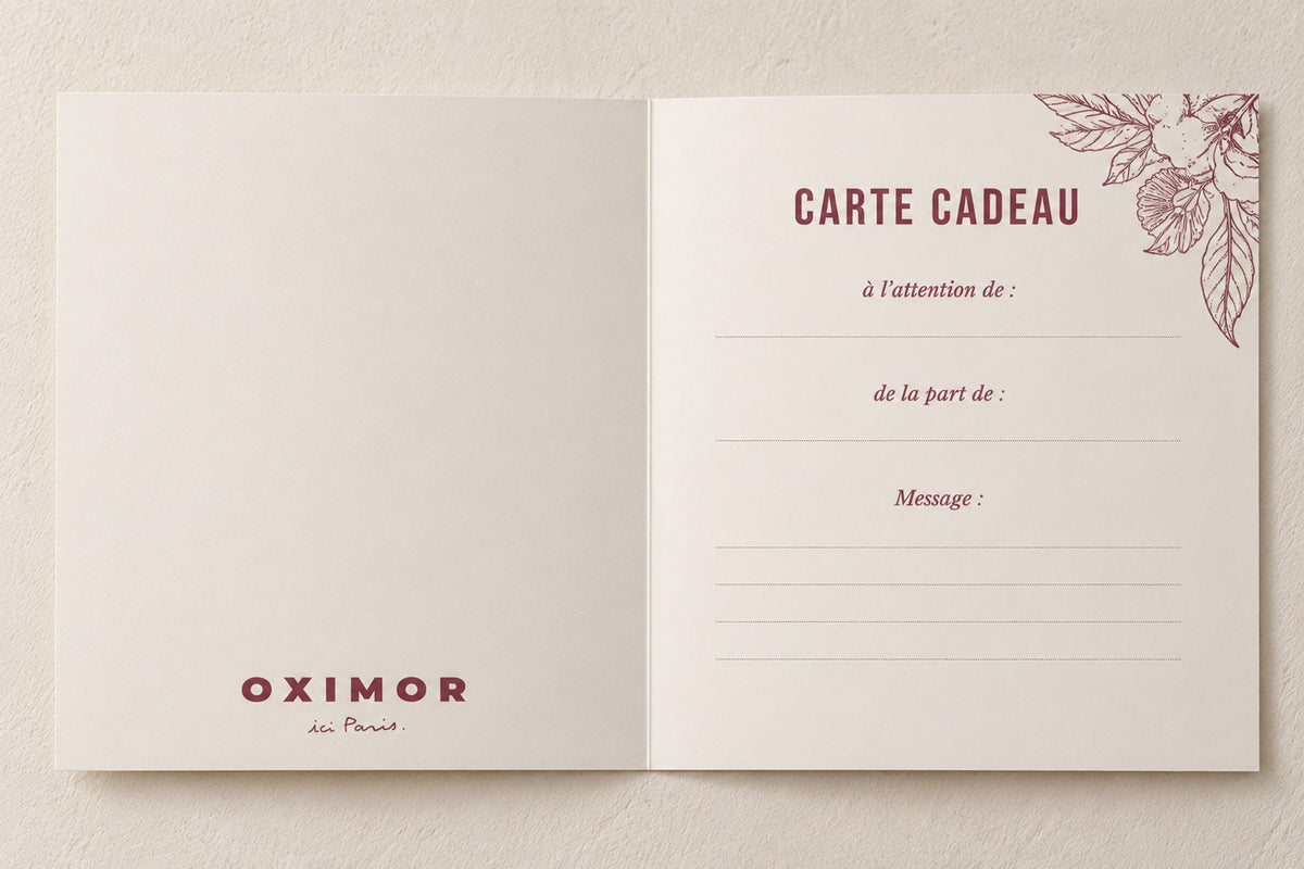 Carte Cadeau Oximor