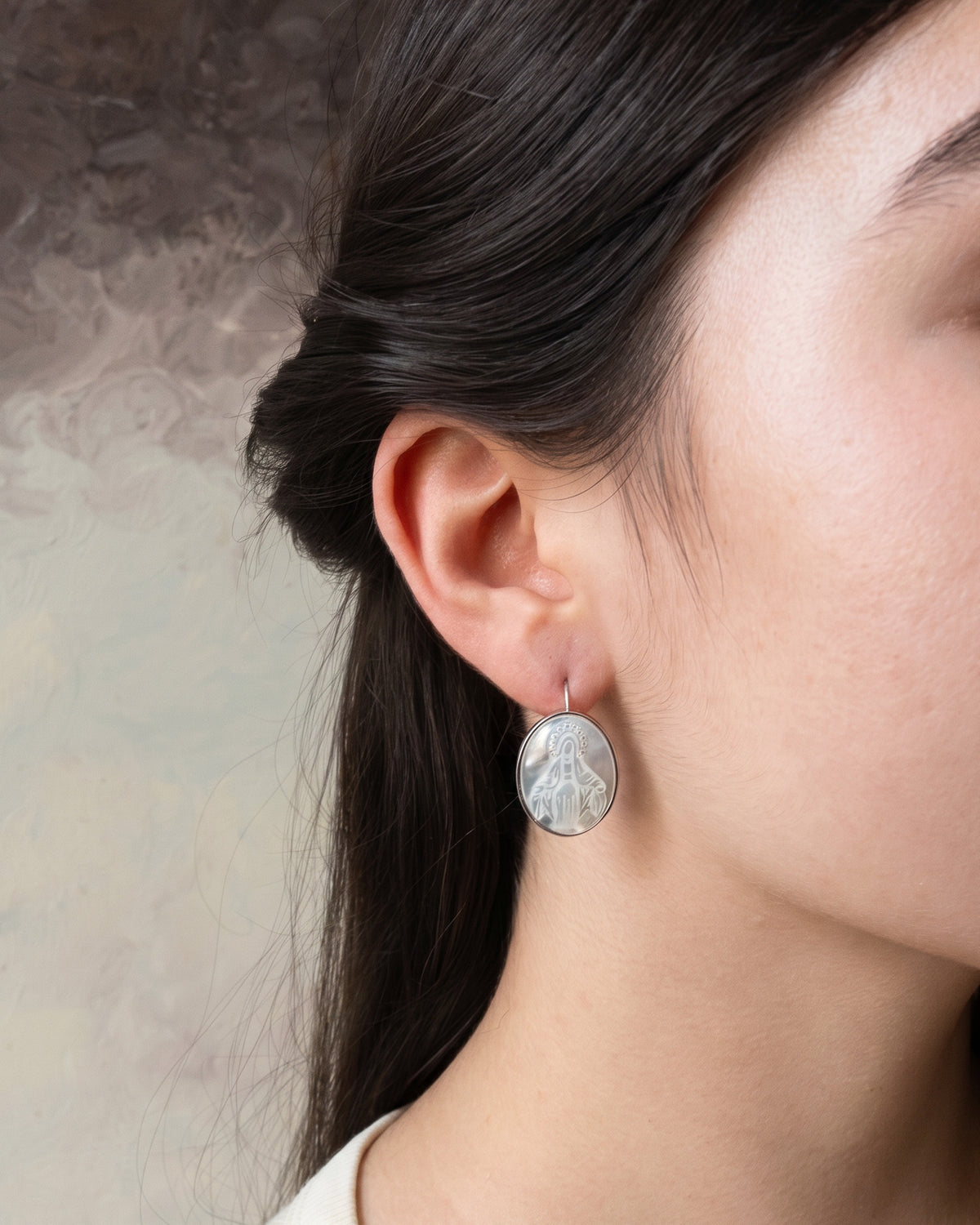 Boucles d'oreilles Madone