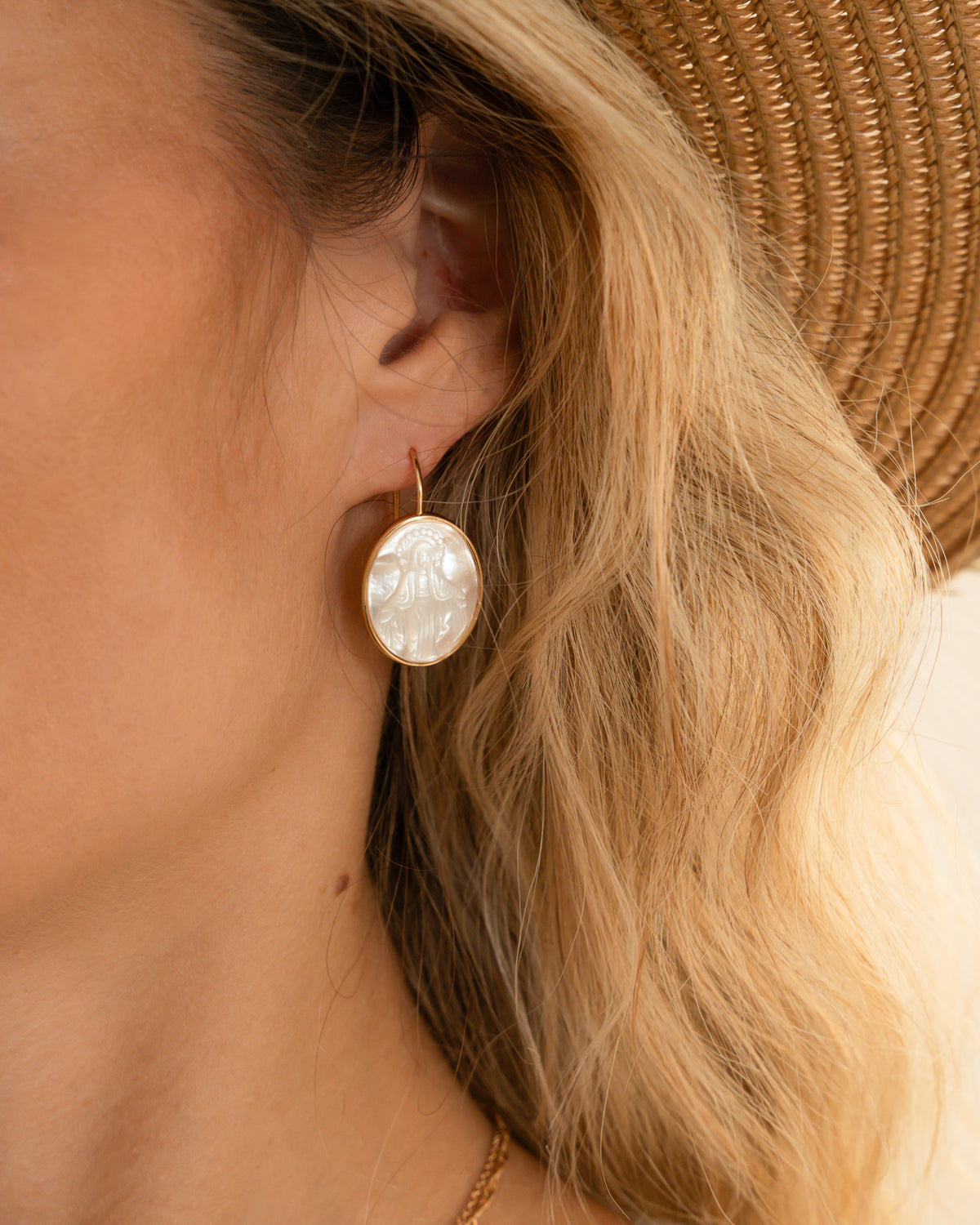 Boucles d'oreilles Madone